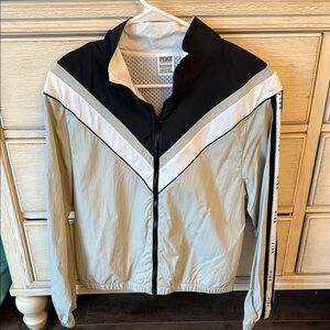 Women's Black and Cream Jacket